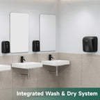 ANYDRY Commercial Automatic Soap Dispenser Large 34fl oz/1000ml Capacity Wall-Mounted Touchless Liquid Dispenser for High-Traffic Restrooms, Offices, Hospitals Model AD1220S