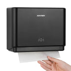 ANYDRY 200-Sheet Wall-Mounted Paper Towel Dispenser, Fits Multi-Fold Towels up to 10x3.15 Inches, Perfect for Home & Business Model AD5101