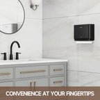 ANYDRY 200-Sheet Wall-Mounted Paper Towel Dispenser, Fits Multi-Fold Towels up to 10x3.15 Inches, Perfect for Home & Business Model AD5101