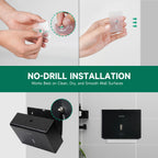 ANYDRY Wall-Mounted Paper Towel Dispenser – Fits Tri-Fold Towels up to 10x3.1 Inches, Holds 200 Sheets, Ideal for Home & Commercial Use Model AD5102