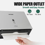 ANYDRY Wall-Mounted Paper Towel Dispenser – Fits Tri-Fold Towels up to 10x3.1 Inches, Holds 200 Sheets, Ideal for Home & Commercial Use Model AD5102