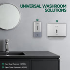 ANYDRY Wall-Mounted Paper Towel Dispenser – Fits Tri-Fold Towels up to 10x3.1 Inches, Holds 200 Sheets, Ideal for Home & Commercial Use Model AD5102