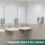 ANYDRY Commercial Automatic Soap Dispenser Large 34fl oz/1000ml Capacity Wall-Mounted Touchless Liquid Dispenser for High-Traffic Restrooms, Offices, Hospitals Model AD1220S
