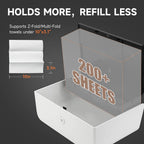 ANYDRY 200-Sheet Wall-Mounted Paper Towel Dispenser, Fits Multi-Fold Towels up to 10x3.15 Inches, Perfect for Home & Business Model AD5101