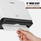 ANYDRY 200-Sheet Wall-Mounted Paper Towel Dispenser, Fits Multi-Fold Towels up to 10x3.15 Inches, Perfect for Home & Business Model AD5101