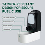 ANYDRY Commercial Automatic Soap Dispenser Large 34fl oz/1000ml Capacity Wall-Mounted Touchless Liquid Dispenser for High-Traffic Restrooms, Offices, Hospitals Model AD1220S
