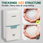 ANYDRY Manual Liquid Soap Dispenser Wall Mount, 27fl oz (800 ml) Large Capacity for Commercial Bathroom, Model AD1009